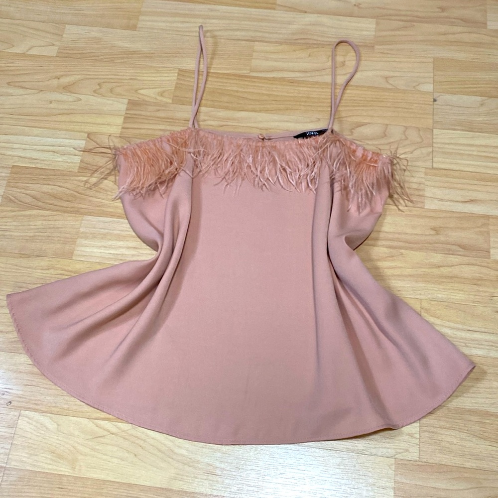 ZARA Feather Top